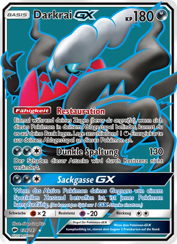 Darkrai GX card image