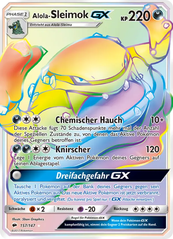 Alola-Sleimok GX card image