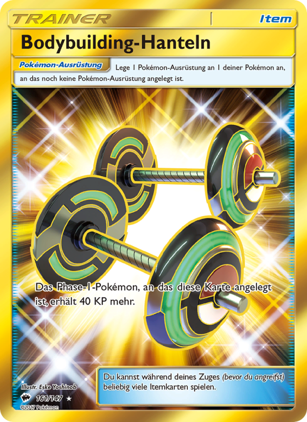 Bodybuilding-Hanteln