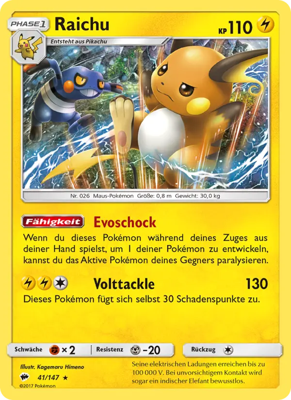 Raichu card image