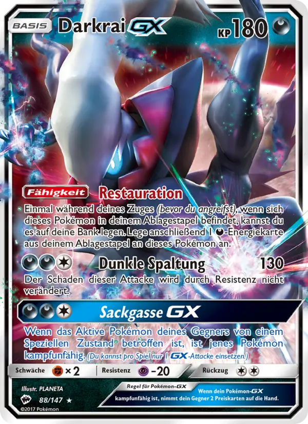 Darkrai GX card image