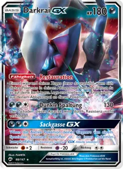Darkrai GX – Nacht in Flammen Nr. 88