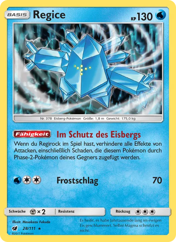 Regice card image