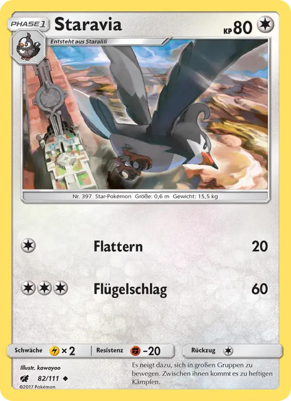 Staravia card image