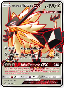 Abendmähne-Necrozma GX – Ultra-Prisma Nr. 145