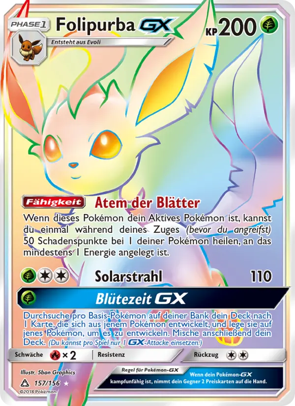 Folipurba GX Pokemon card
