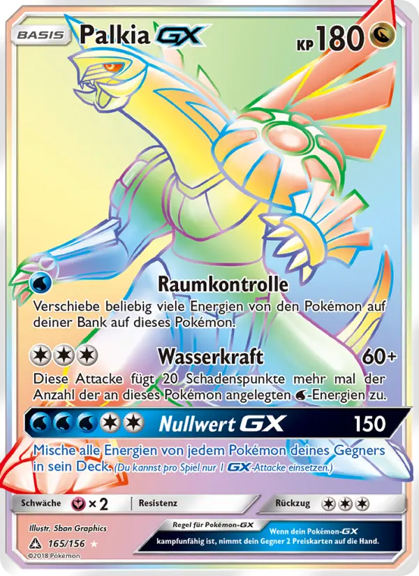 Palkia GX Pokemon card