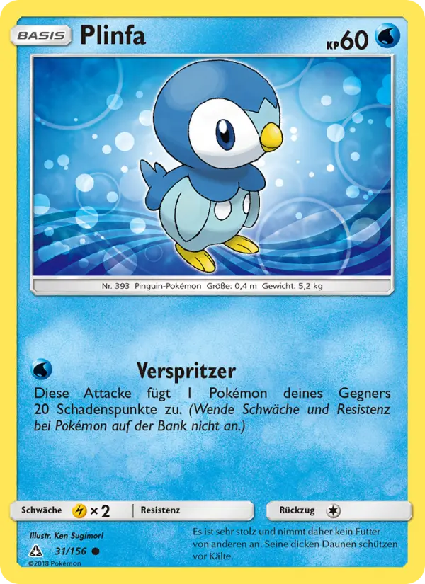 Plinfa Pokemon card