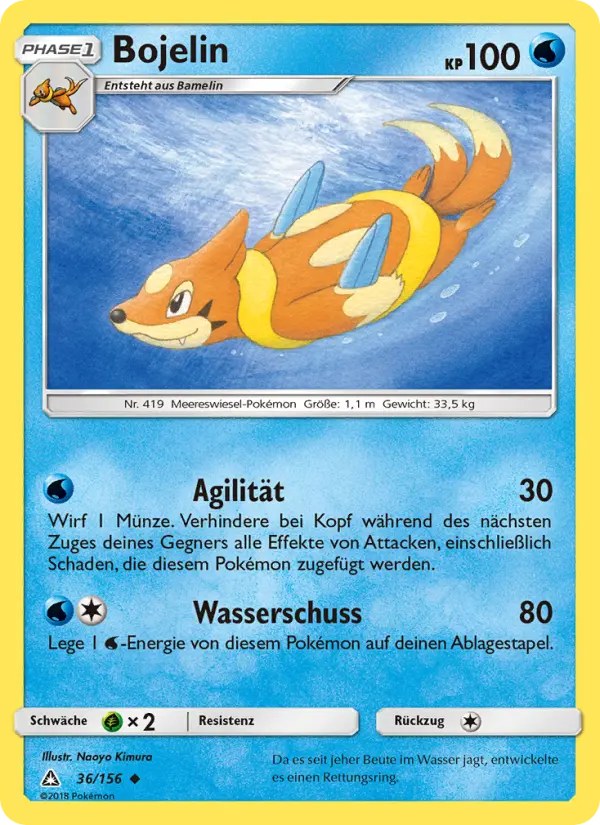 Bojelin Pokemon card