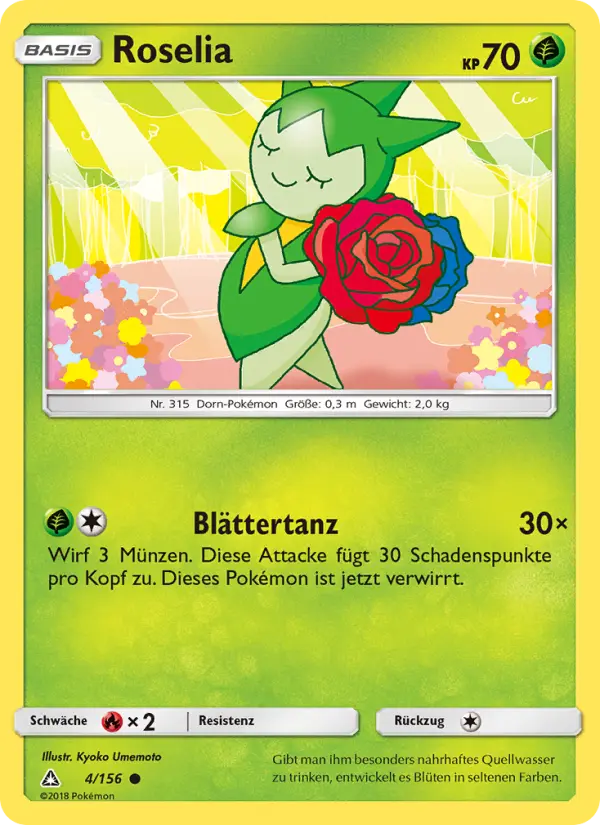Roselia Pokemon card