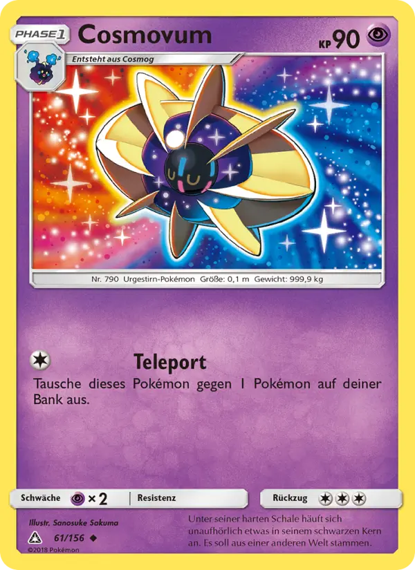 Cosmovum Pokemon card