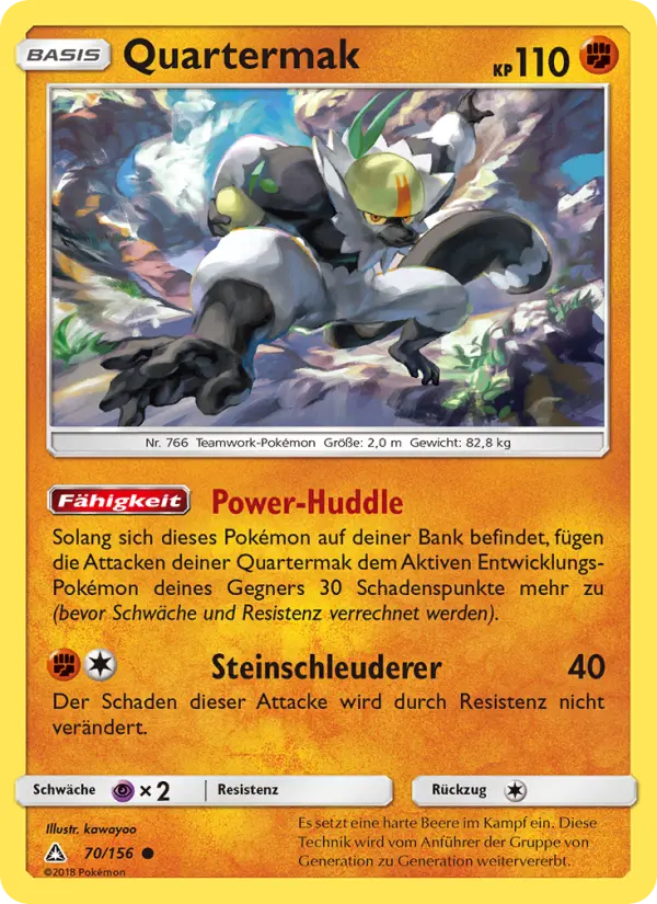 Quartermak Pokemon card