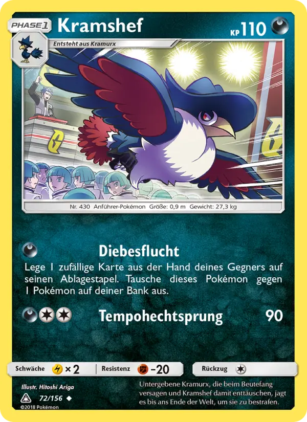 Kramshef Pokemon card