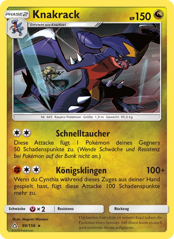 Knakrack Pokemon card