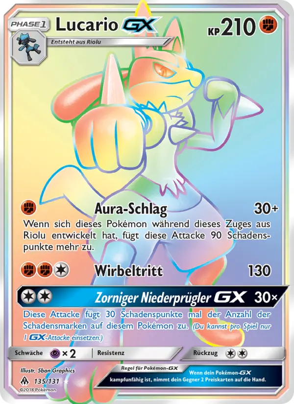 Lucario GX card image