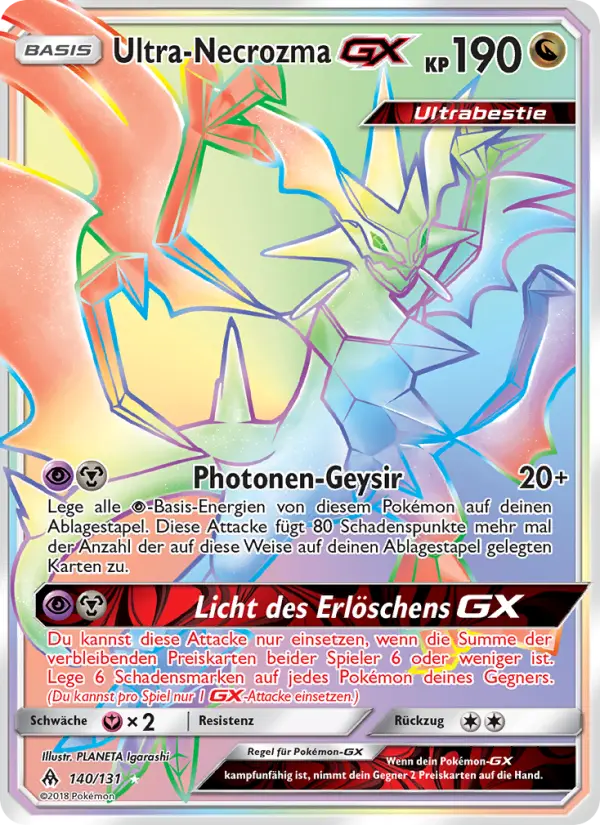 Ultra-Necrozma GX card image