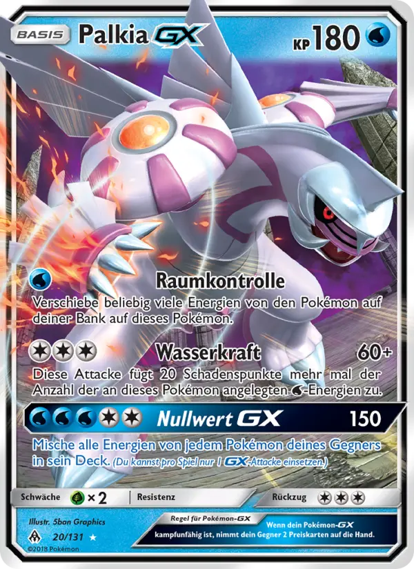 Palkia GX card image