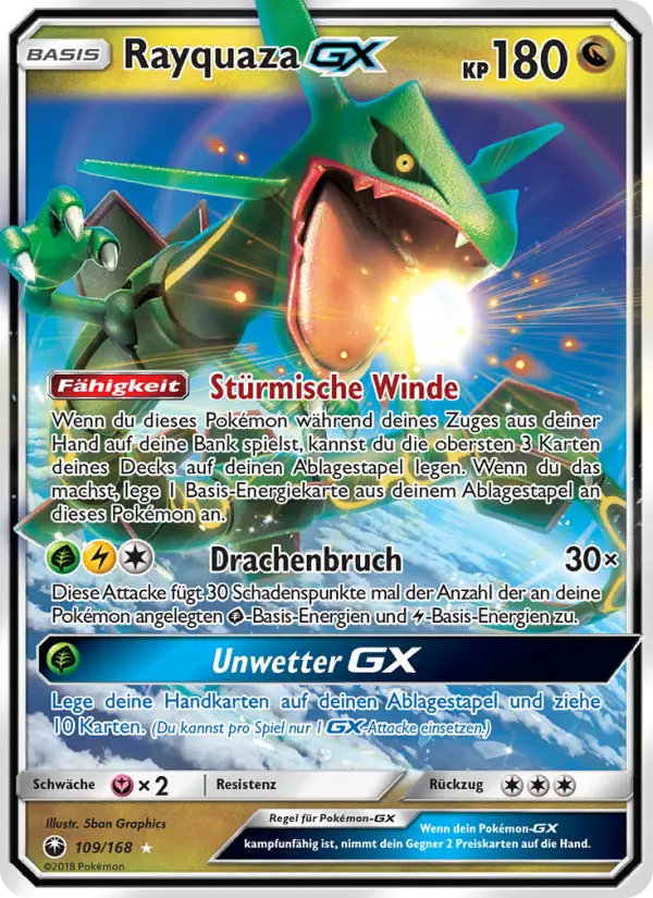 Rayquaza GX card image