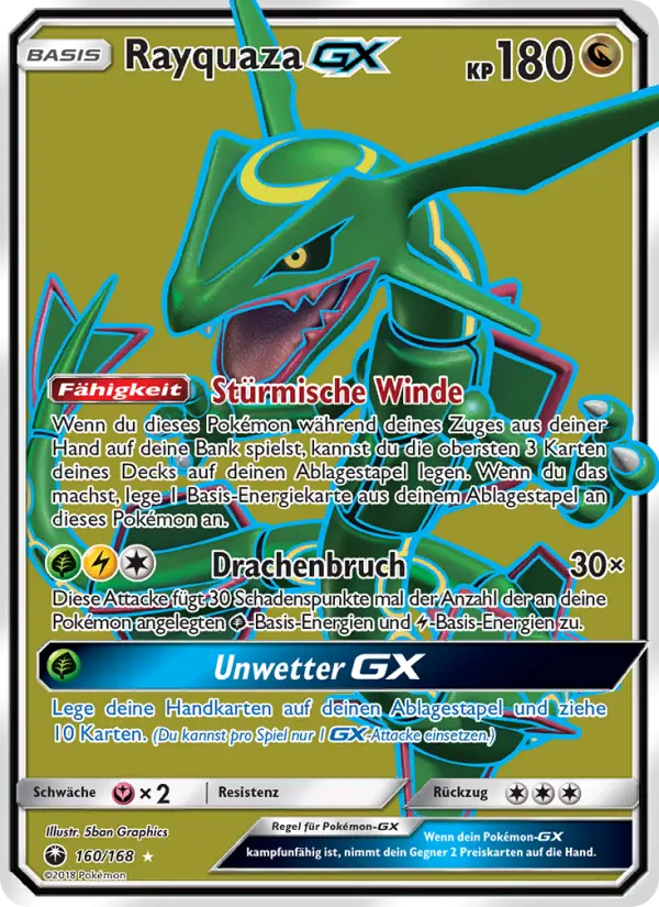 Rayquaza GX card image