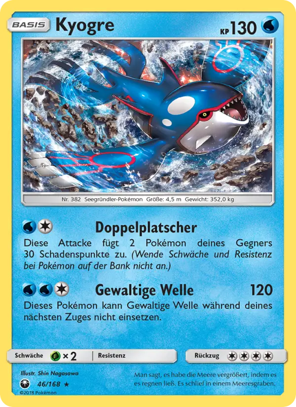 Kyogre card image
