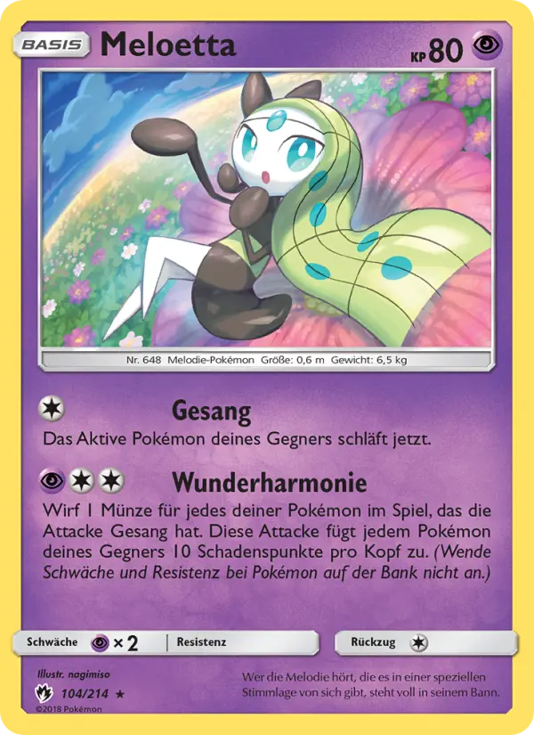 Meloetta card image