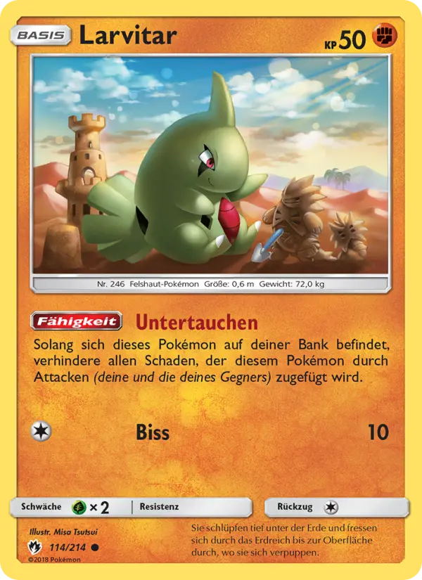 Larvitar card image