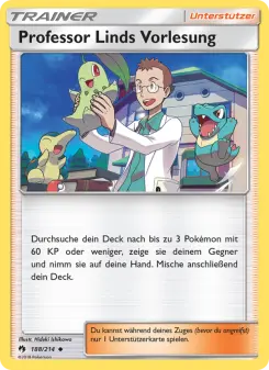 Professor Linds Vorlesung – Echo des Donners Nr. 188