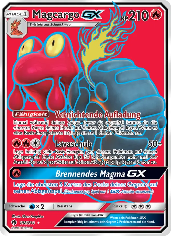 Magcargo GX card image