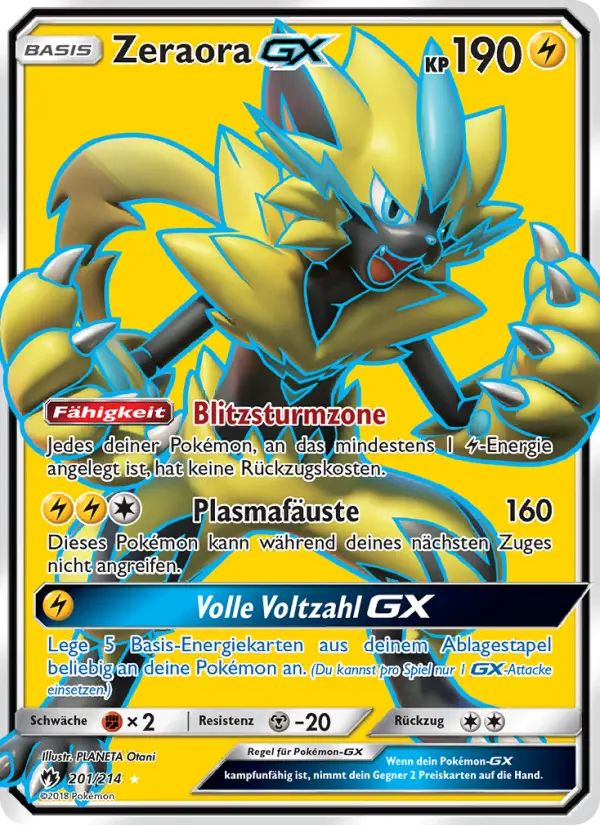 Zeraora GX card image