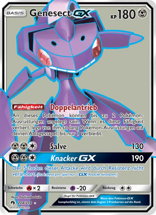 Genesect GX card image