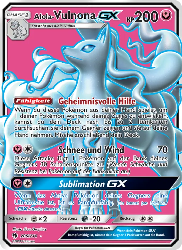 Alola Vulnona GX card image