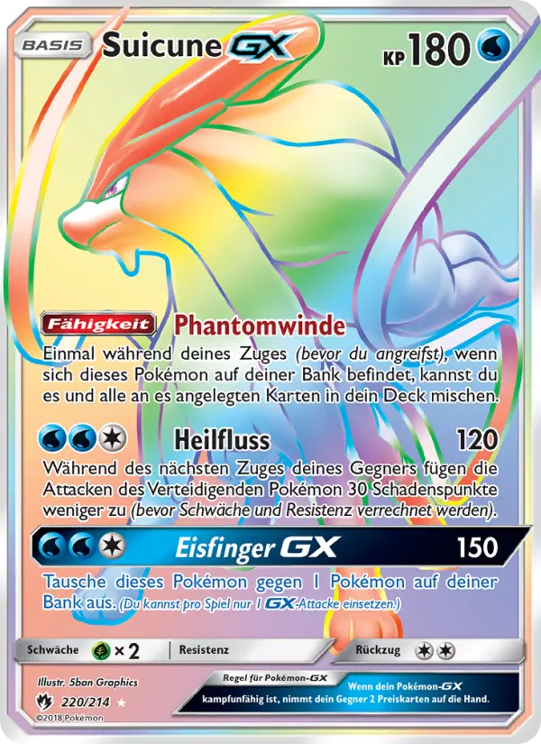 Suicune GX card image