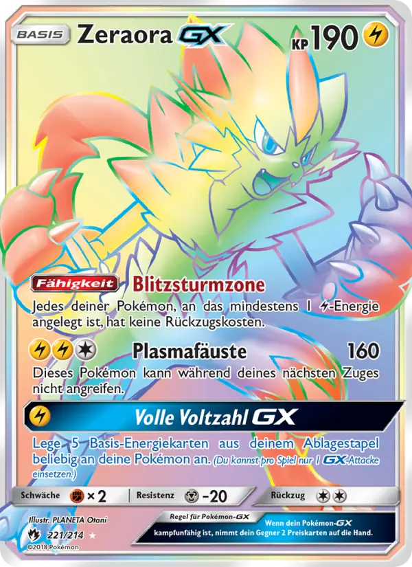 Zeraora GX card image