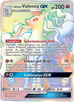 Alola Vulnona GX – Echo des Donners Nr. 225