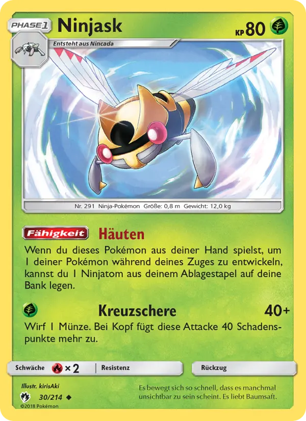 Ninjask card image