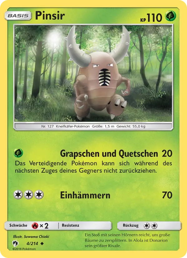 Pinsir card image