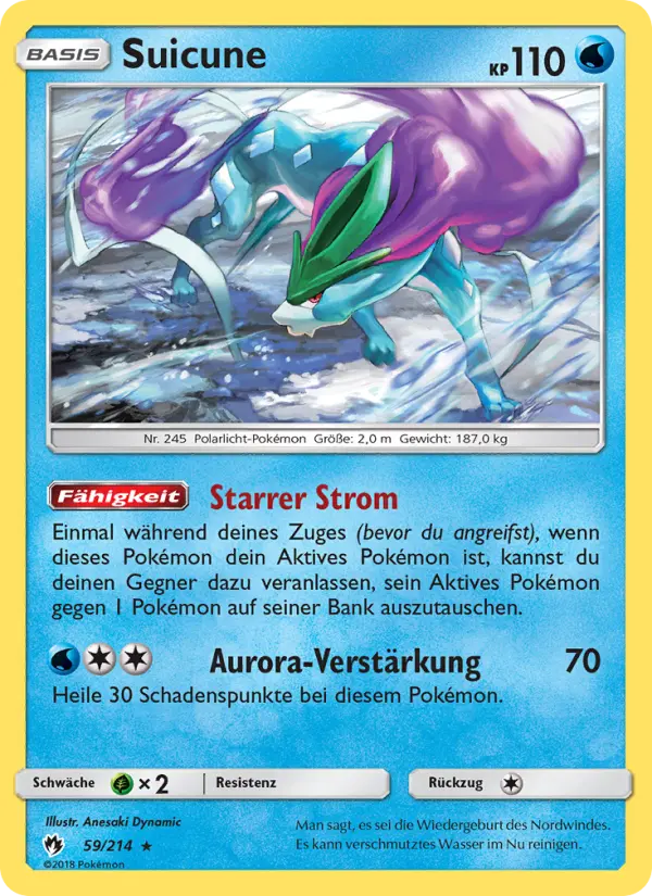 Suicune card image