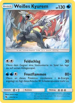 Weißes Kyurem – Echo des Donners Nr. 63