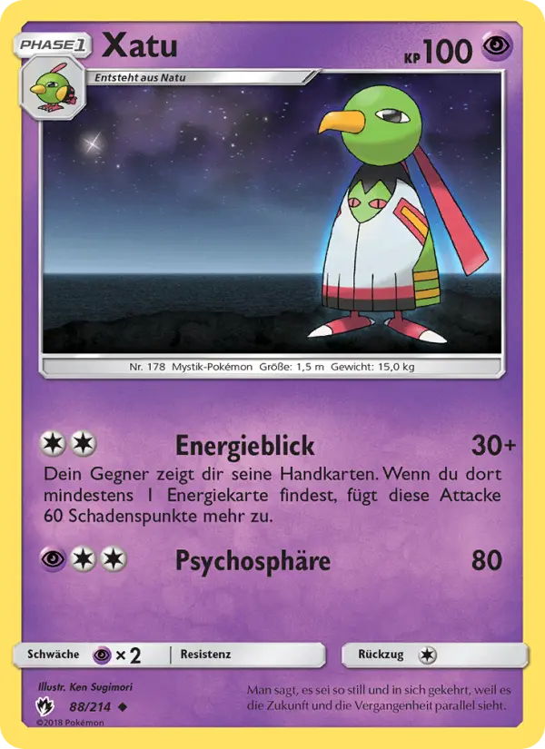 Xatu card image