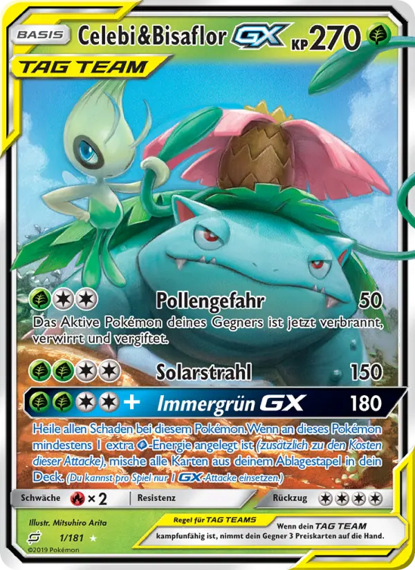 Celebi & Bisaflor GX card image