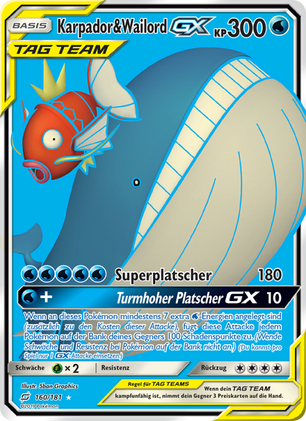 Karpador & Wailord GX