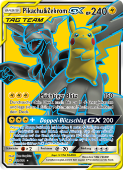 Pikachu & Zekrom GX