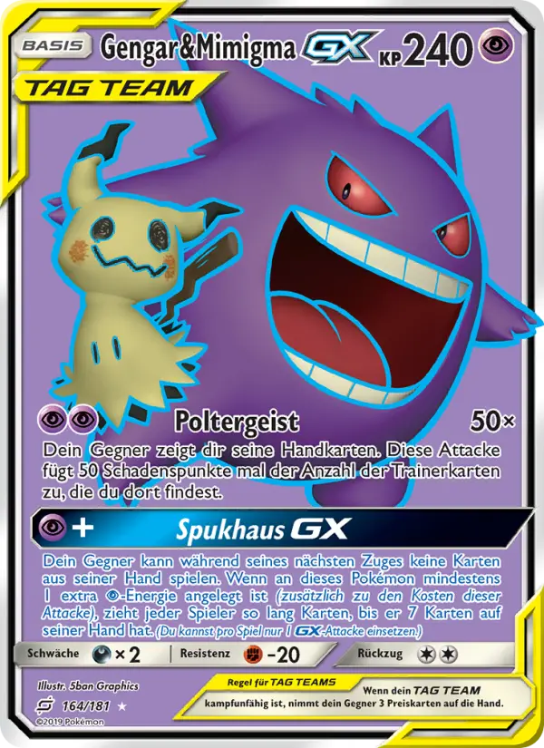 Gengar & Mimigma GX card image