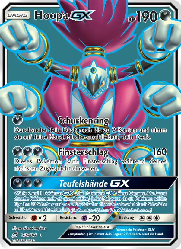Hoopa GX card image