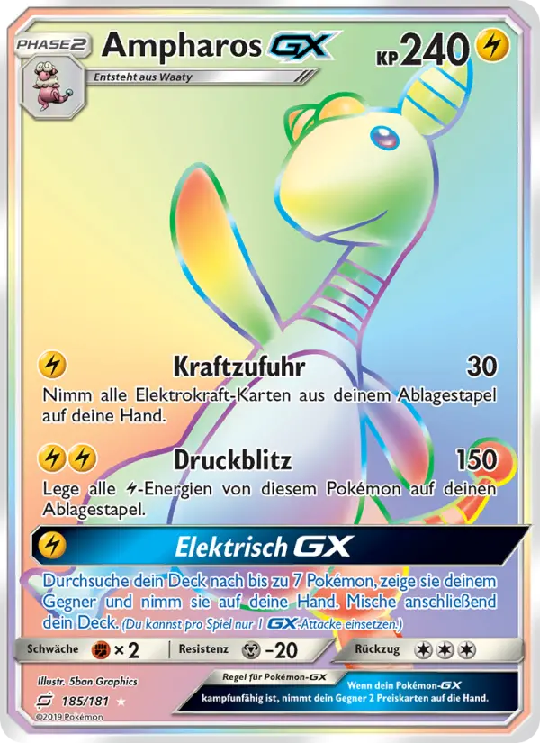 Ampharos GX card image