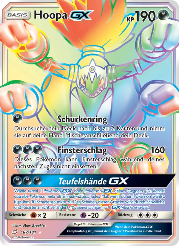 Hoopa GX card image