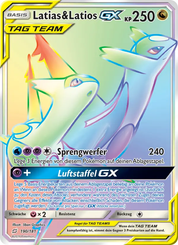 Latias & Latios GX card image