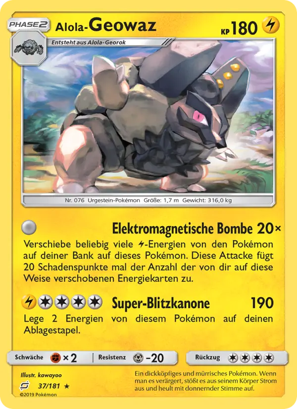 Alola-Geowaz card image