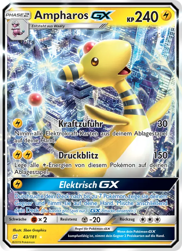 Ampharos GX card image