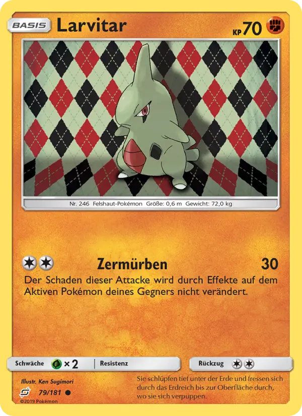 Larvitar card image